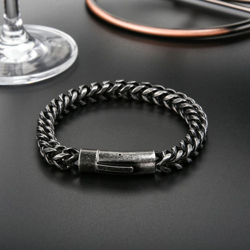 Men's Stainless Steel Titanium Vintage Bracelet