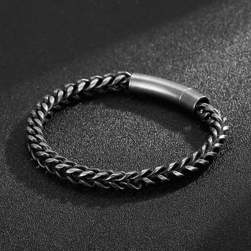 Men's Stainless Steel Titanium Vintage Bracelet